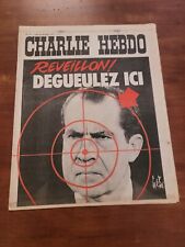 December 1972 CHARLIE HEBDO #110 French Newspaper Magazine RARE Richard Nixon  picture