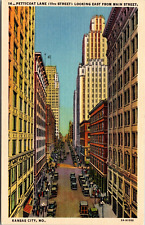 Postcard Unused Petticoat Lane East From Main Street Kansas City Missouri [bt] picture