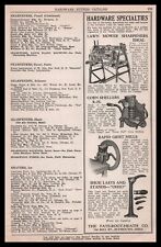 1928 Fate Root Heath Plymouth Ohio Lawn Mower Sharpeners Corn Shellers Print Ad picture