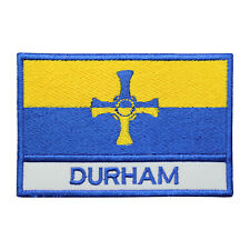 Durham County Flag Patch Iron On Patch Sew On Badge Embroidered Patch picture