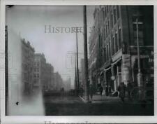 1958 Press Photo Riverside Ave Jensev Byrd in foreground Spokane Streets picture
