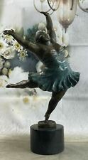Rare Miguel Lopez A Tribute to Botero Style Ballerina Bronze Sculpture Figurine picture