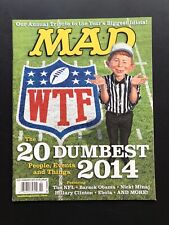 Mad Magazine NFL Football ￼Unread Mint Cond. Feb. 2015 #531 Dumbest￼ of 2014￼ picture