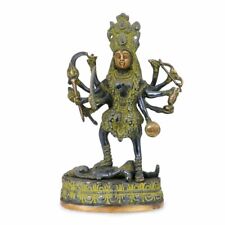 Brass Mata Kali Ma Durga Adi Shakti Idol Statue Murti Temple Prayer 9