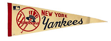 New York Yankees Vintage Felt Pennant Flag MLB NY Major League Baseball 24” picture