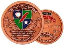 ARMY MERRILL'S MARAUDERS 3RD RANGER CHALLENGE COIN  picture