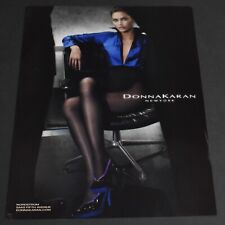 2007 Print Ad Sexy Heels Long Legs Fashion Lady Brunette Donna Karan Pantyhose a picture