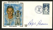 Ralph Branca d.2016 signed autograph postal cover Pitcher Brooklyn Dodgers PC049 picture