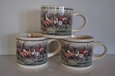 Vintage Polo Mugs Set of 3 Made in Korea Ceramic Mugs -  picture