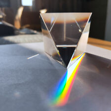 80mm Custom Color Prism Pyramid Crystal Energy Generator Glass Prism Pyramid picture