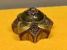 Jay Strongwater Lotus Star Roget Persia Collection Trinket Box Swarovski Crystal picture