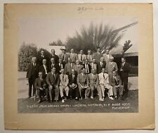 Original RARE 1937 Photo Palm Springs Luncheon Meeting Vintage 10” x 12” picture