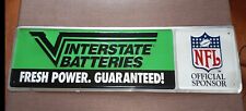 Interstate Batteries~Fresh Power~NFL Official Sponsor~Metal Sign~30