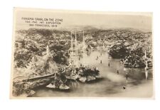 RPPC San Francisco CA Panama Canal Zone Aerial View PPIE 1915 photo postcard FP7 picture