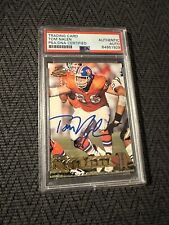 Tom Nalen Signed 1997 Pacific Football #54 Card PSA /DNA Slab COA Rare Rookie RC picture