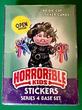 Horrible Kids Stickers SERIES 4 Base Set SEALED BRAND NEW picture