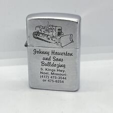 My-lite Korea lighter vintage Untested  Johnny Howerton & Sons Bulldozing picture