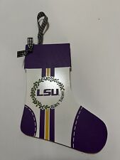 LSU Tigers Christmas Ornament NCAA Football Wooden Stocking Decoration New picture