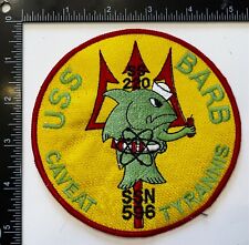 Cold War USN US Navy USS Barb Submarine SSN-596 SS-220 Patch picture