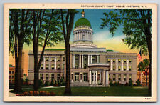 Vintage Postcard NY Cortland County Court House -4802 picture