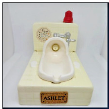 Vintage Ashtray Japanese style toilet bowl with water coming out Showa-retro picture