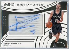 /119 Tony PARKER 2015-16 Panini CLEAR VISION NBA SIGNATURES Spurs AUTO GLASS Hof picture
