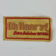 Vintage1970s OH HENRY Nutroll Candy Advertising Patch  picture