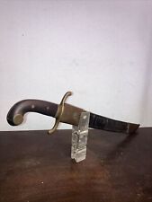 Spanish/cuban  Model 1860 Sword With Leather Scabbard & Brass Fittings picture