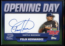 2005 Topps Opening Day Auto #ODA-FH Felix Hernandez Seattle Mariners picture