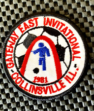 1981 GATEWAY EAST INVITATIONAL SEW ON ONLY PATCH COLLINSVILLE ILL SOCCER 3