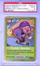 GARBAGE PAIL KIDS FARTIN MARTIN ANS 4 FOIL GAME CARDS PSA 9 MINT #GPK10 2005 picture