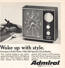 1968 Admiral Radio: Wake Up With Style Vintage Print Ad picture