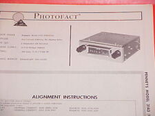 1965 JC PENNEY AM RADIO SERVICE MANUAL 3143 (985-8358) CHEVROLET FORD CHRYSLER   picture