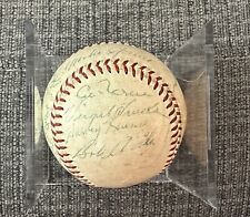 1954 American League All Star Team Signed Baseball Fox Berra Ford picture