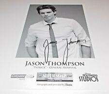 Jason Thompson Autograph Reprint Photo 9x6 General Hospital 2008 Young Restless picture