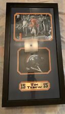 Tim Tebow Sports Memorabilia signed case with mini helmet and certificate. picture