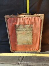 Antique MSA All Service Gas Mask Case Coal Mining Underground Fire Dept No Mask picture