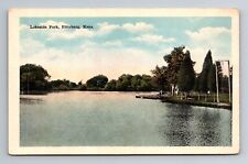Pittsburg KS-Kansas, Lakeside Park, Antique, Vintage Souvenir Postcard picture