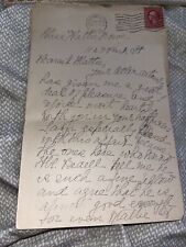 Antique 1910 Letter from Jacksonville FL Florida to Ossining NY New York picture