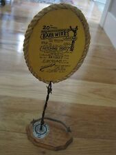 Big Wonderful Wyoming  Barbed Wire Show 20th Trophy 1971-1991 Vintage picture