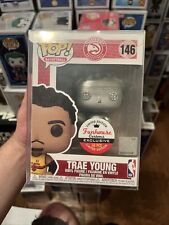 Funko 146 Silver Metallic Trae Young Hawks NBA Funhouse Custom Exclusive Only 50 picture