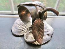Antique Barbour Silverplate Napkin Ring Figural Leaves & Bug (missing Pear) 2902 picture