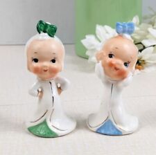 (2) Vintage 1950's Ucagco Baby Child Children with Bows HTF 4