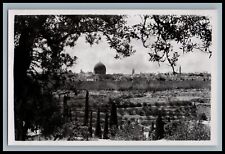 GENERAL VIEW OF JERUSALEM Vintage RPPC Photo Postcard c1950s Photo Leon Jlm picture