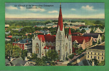Postcard Church Of The Immaculate Conception Jacksonville Florida Fl picture