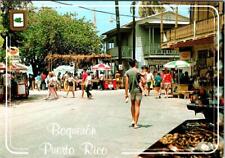 Cabo Rojo, Puerto Rico BOQUERON VILLAGE Outdoor Bazaar/Market/Cafes 4X6 Postcard picture