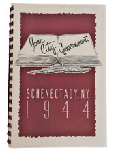 Vtg Schenectady NY Electric City Your City Government Summary 1944 Rare Ephemera picture