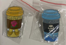 Disney COFFEE CUP only Pin  lot of 2 Pins picture