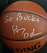 GREG ODEN SIGNED NBA BASKETBALL OSU BUCKEYES TRAILBLAZERS W/COA+PROOF RARE WOW picture