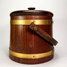 Vintage Wooden Firkin Sugar Bucket 7